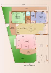 Image of 1900 Sq.ft 3 BHK Independent House for rent in Sunil Agrawal Ashirwad, Nipania, Indore for Rs. 60000