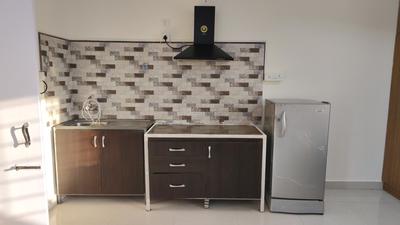 Kitchen Image of 400 Sq.ft 1 RK Apartment / Flat for rent in Indira Nagar Bengaluru for Rs. 26000