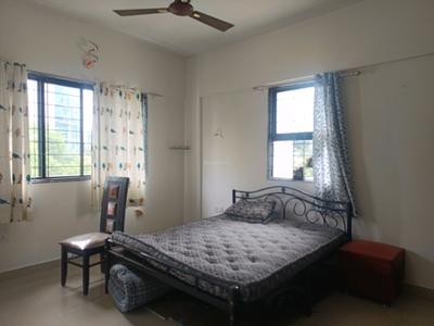 Bedroom Image of 1050 Sq.ft 2 BHK Apartment / Flat for rent in Magarpatta Iris, Magarpatta City Pune for Rs. 38000