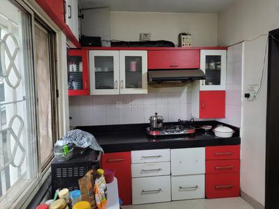 Kitchen Image of 1000 Sq.ft 2 BHK Apartment / Flat for rent in Green Divine, Hadapsar Pune for Rs. 26000