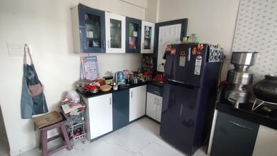 Kitchen Image of 550 Sq.ft 1 BHK Apartment / Flat for rent in Vishrantwadi Pune for Rs. 23000