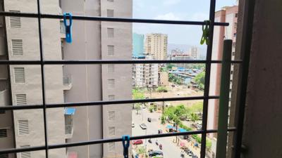 Bedroom Image of 1090 Sq.ft 2 BHK Apartment / Flat for rent in Platinum Experio, Kalamboli Navi Mumbai for Rs. 30000