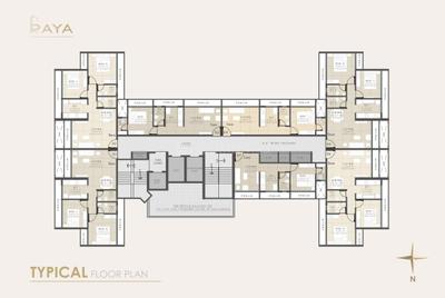 Image of 712 Sq.ft 1 BHK Apartment / Flat for sale in Kharghar, Navi Mumbai for Rs. 6389200