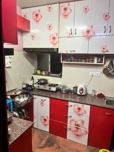 Kitchen Image of 1113 Sq.ft 3 BHK Apartment / Flat for sale in Chinar Park Kolkata for Rs. 7600000