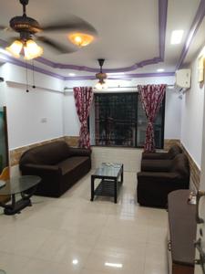 Hall Image of 1350 Sq.ft 3 BHK Apartment / Flat for rent in Prajapati Park, Kopar Khairane Navi Mumbai for Rs. 58000