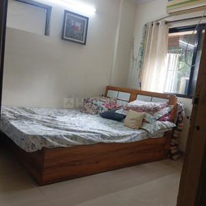 Bedroom Image of 650 Sq.ft 2 BHK Apartment / Flat for rent in Raunak Unnathi Woods, Kasarvadavali Thane for Rs. 21000