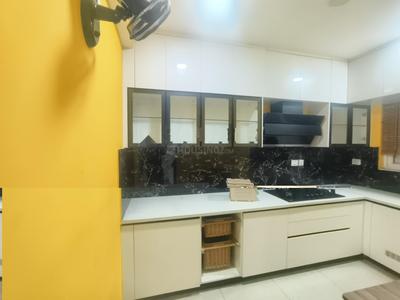 Kitchen Image of 2250 Sq.ft 3 BHK Apartment / Flat for rent in Ramky One Harmony, Pragathi Nagar Hyderabad for Rs. 40080
