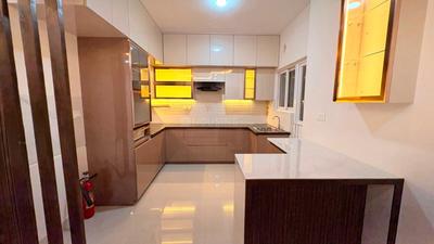Kitchen Image of 641 Sq.ft 2 BHK Apartment / Flat for rent in Adarsh Greens, Kogilu Bengaluru for Rs. 36000