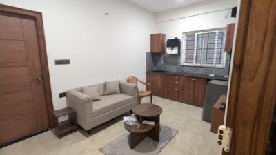 Living Room Image of 500 Sq.ft 1 BHK Builder Floor for rent in BTM Layout Bengaluru for Rs. 35000