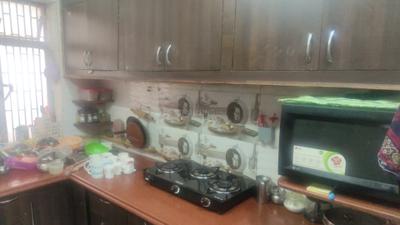 Kitchen Image of 1000 Sq.ft 3 BHK Apartment / Flat for sale in Kamla Nagar Agra for Rs. 3600000