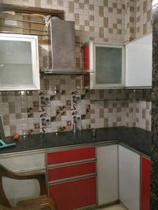Kitchen Image of 450 Sq.ft 1 BHK Builder Floor for rent in Shalimar Bagh New Delhi for Rs. 20000