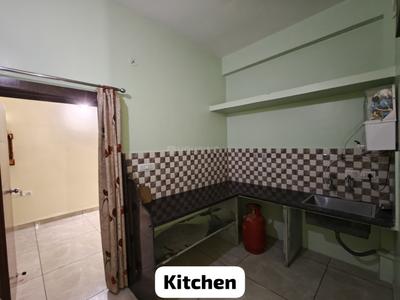 Kitchen Image of 1000 Sq.ft 1 BHK Independent House for rent in Bhawrasla Indore for Rs. 9000