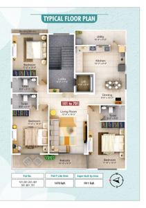 Image of 1911 Sq.ft 3 BHK Apartment / Flat for sale in Narendra Nagar Extension, Nagpur for Rs. 11500000