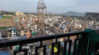 Balcony Image of 913 Sq.ft 2 BHK Apartment / Flat for rent in Laabham Residency, Pipliyahana Indore for Rs. 17000