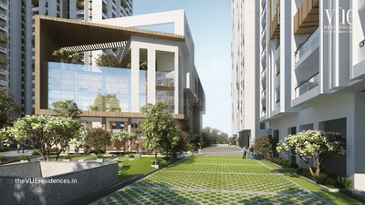 Image of 2045 Sq.ft 3 BHK Apartment / Flat for sale in The Vue Residences, Puppalaguda, Hyderabad for Rs. 21600000