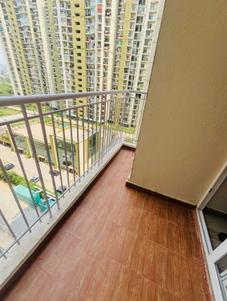 Balcony Image of 1020 Sq.ft 3 BHK Apartment / Flat for rent in Trident Embassy Reso, Noida Extension Greater Noida for Rs. 28000