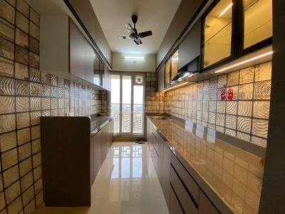 Kitchen Image of 1950 Sq.ft 3 BHK Apartment / Flat for rent in Paradise Sai World City, Panvel Navi Mumbai for Rs. 40000