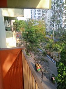 Balcony Image of 1500 Sq.ft 3 BHK Apartment / Flat for rent in Ultadanga Kolkata for Rs. 35000