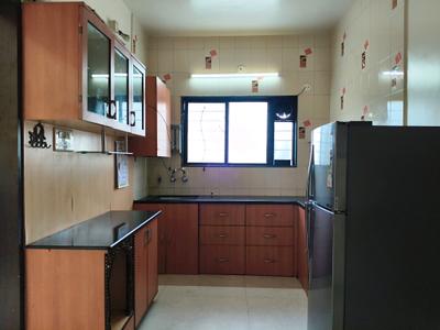Kitchen Image of 1435 Sq.ft 4 BHK Apartment / Flat for rent in Nigdi Pune for Rs. 60000