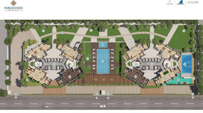Image of 680 Sq.ft 2 BHK Apartment / Flat for sale in Dynamix Parkwoods D5, Thane West, Thane for Rs. 17500000