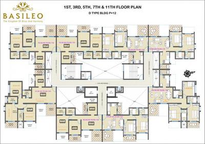 Image of 1000 Sq.ft 2 BHK Apartment / Flat for sale in Chandrarang Basileo, Pimple Gurav, Pune for Rs. 11700000