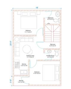 Image of 460 Sq.ft 2 BHK Builder Floor for sale in Laxmi Nagar, New Delhi for Rs. 5500000