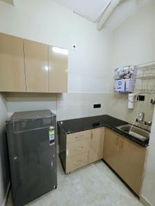 Kitchen Image of 380 Sq.ft 1 RK Builder Floor for rent in Sector 52 Gurgaon for Rs. 18000