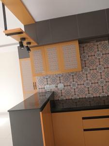 Kitchen Image of 582 Sq.ft 1 RK Studio for rent in Paradise At Brigade Cornerstone Utopia, Varthur Bengaluru for Rs. 28000
