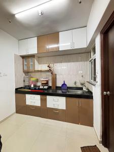 Kitchen Image of 765 Sq.ft 1 BHK Apartment / Flat for rent in Goel Ganga Fernhill, Undri Pune for Rs. 16000