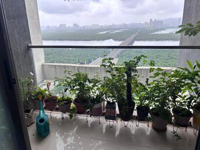 Balcony Image of 1250 Sq.ft 2 BHK Apartment / Flat for sale in Sunteck Signia Waterfront, Airoli Navi Mumbai for Rs. 26000000