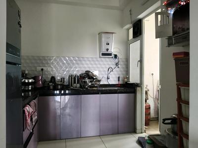 Kitchen Image of 910 Sq.ft 3 BHK Apartment / Flat for rent in Godrej Green Vistas, Mahalunge Pune for Rs. 32000