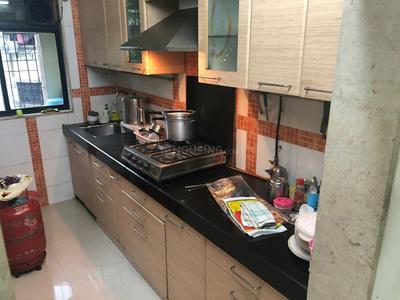 Kitchen Image of 900 Sq.ft 2 BHK Apartment / Flat for sale in Shiv Gauri Apartment, Malad West Mumbai for Rs. 17500000