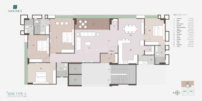 Image of 3145 Sq.ft 4 BHK Apartment / Flat for sale in Ambli, Ahmedabad for Rs. 23500000