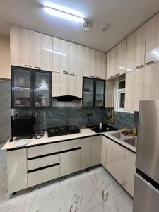 Kitchen Image of 1300 Sq.ft 3 BHK Builder Floor for rent in Vasundhara Ghaziabad for Rs. 27000