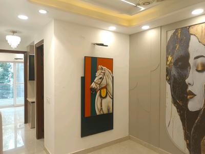 Living Room Image of 600 Sq.ft 2 BHK Builder Floor for rent in Dwarka Mor New Delhi for Rs. 21000