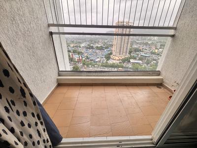 Balcony Image of 1050 Sq.ft 2 BHK Apartment / Flat for rent in Akshar Green World, Dighe Thane for Rs. 60000