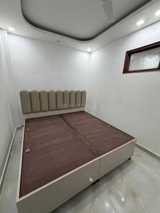 Bedroom Image of 530 Sq.ft 1 BHK Builder Floor for rent in Lajpat Nagar New Delhi for Rs. 27000