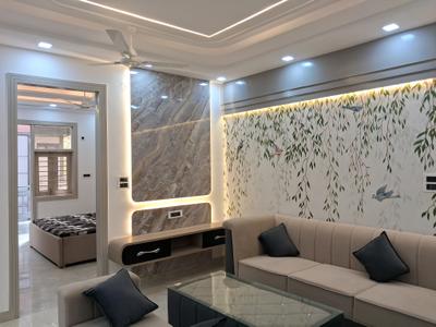 Living Room Image of 800 Sq.ft 3 BHK Builder Floor for rent in Uttam Nagar New Delhi for Rs. 27000