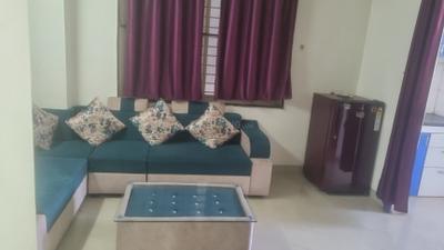 Living Room Image of 550 Sq.ft 1 BHK Apartment / Flat for sale in Earthshastra Nariman Point, Mahalakshmi Nagar Indore for Rs. 2600000