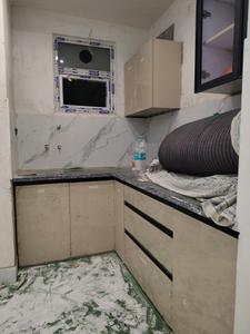 Kitchen Image of 450 Sq.ft 1 BHK Builder Floor for rent in Chhattarpur New Delhi for Rs. 14500