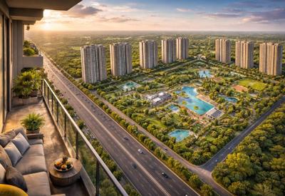 Image of 1398 Sq.ft 3 BHK Apartment / Flat for sale in My Home Sanctuary Phase I, Mamurdi, Pune for Rs. 7800000