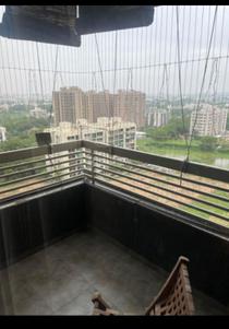 Balcony Image of 2088 Sq.ft 3 BHK Apartment / Flat for rent in Sadhna Skywalk, Gota Ahmedabad for Rs. 65000