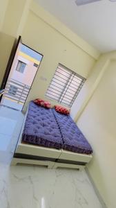 Bedroom Image of 566 Sq.ft 1 RK Builder Floor for rent in Vishnu Puri Colony Indore for Rs. 8500
