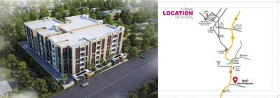 Image of 1640 Sq.ft 3 BHK Apartment / Flat for sale in Uttara, Bhubaneswar for Rs. 7872000