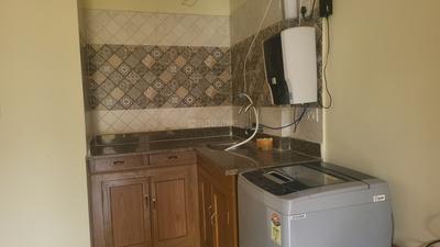Kitchen Image of 400 Sq.ft 1 RK Apartment / Flat for rent in Victoria Layout Bengaluru for Rs. 25000