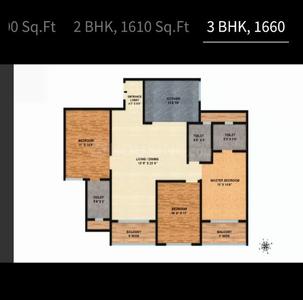 Image of 1660 Sq.ft 3 BHK Apartment / Flat for sale in Brigade Northridge, Agrahara Layout, Bengaluru for Rs. 19000000