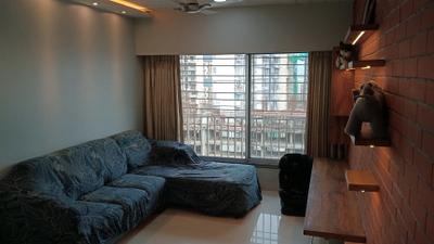 Living Room Image of 707 Sq.ft 2 BHK Apartment / Flat for rent in Arkade Earth, Kanjurmarg East Mumbai for Rs. 75000