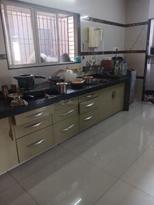 Kitchen Image of 2500 Sq.ft 4 BHK Independent House for rent in Sattelite Bunglows, Dumas Surat for Rs. 45000