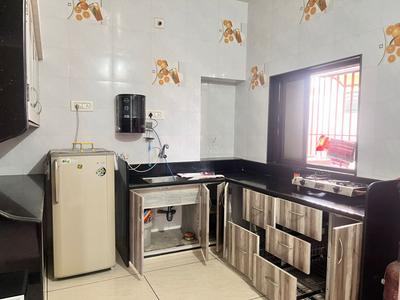 Kitchen Image of 900 Sq.ft 1 BHK Builder Floor for rent in Sector 26 Gandhinagar for Rs. 17500