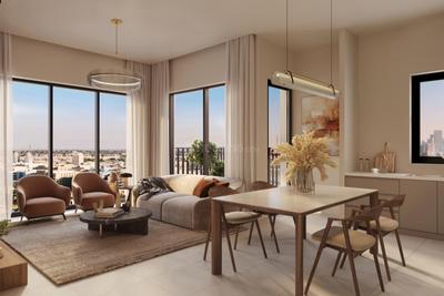 Living Room Image of 678 Sq.ft 1 BHK Apartment / Flat for sale in Jebel Ali Village Dubai for Rs. 31526098